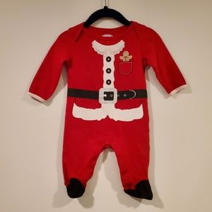 Holiday Time Santa Onesie Infant's Size 0-3 Months